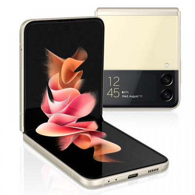 Смартфон Samsung Galaxy Z Flip 3 256 ГБ бежевый RU