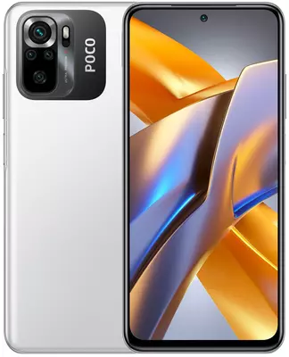 Смартфон Xiaomi POCO M5s 4/64 ГБ RU, Dual SIM (nano-SIM), белый